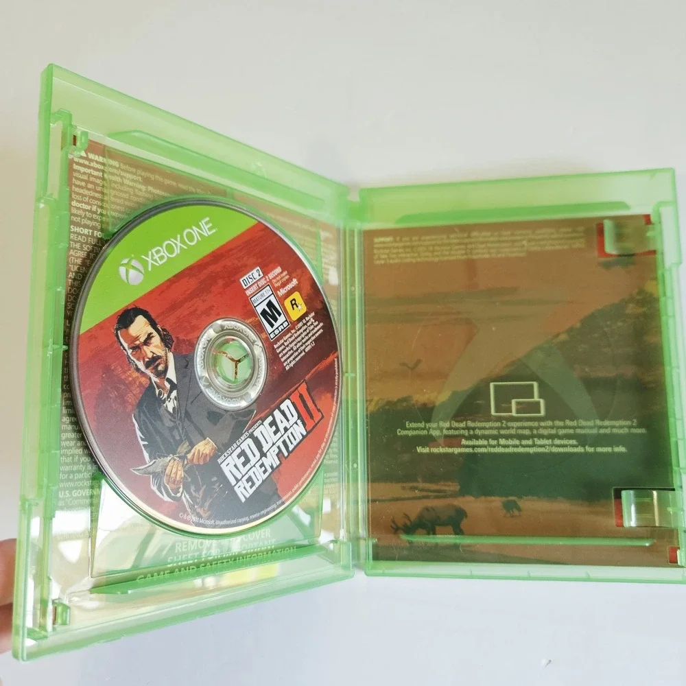 Red Dead Redemption II Xbox One Game Both Disc (Works Tested)